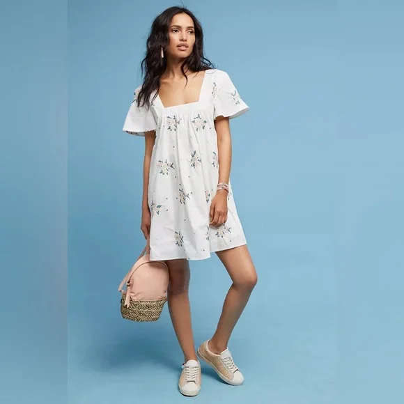 Maeve | Dresses | Maeve Amaira Embroidered Swing Dress Size Xsmall |  Poshmark